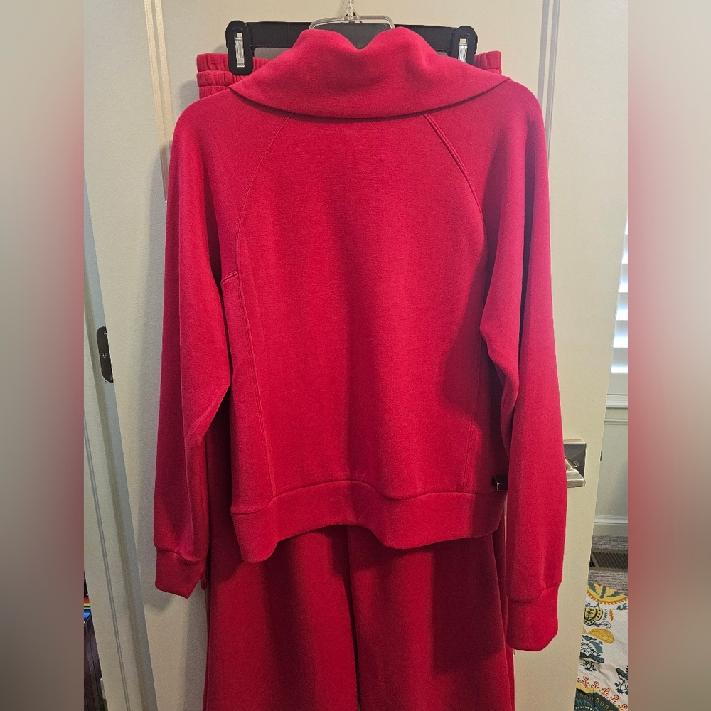 SPANX Red Track Jacket - Picture 5 of 6